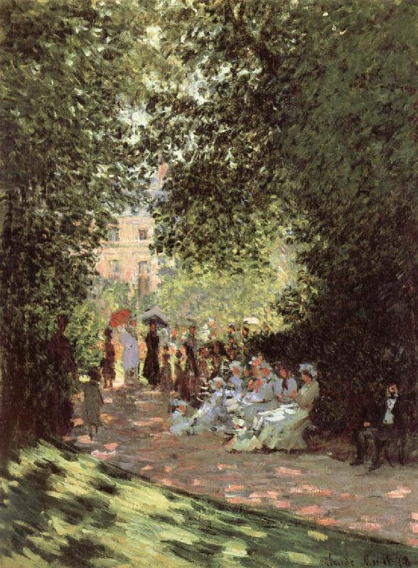 Claude Monet Monceau Park oil painting image